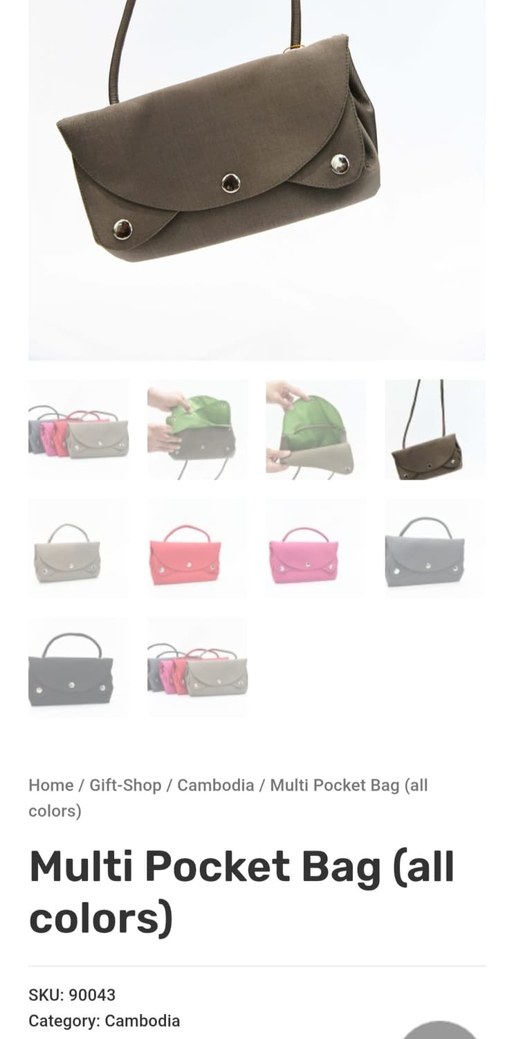 아티산 앙코르 - 실크 크로스백 + 카드지갑 + 파우치 상품이미지10