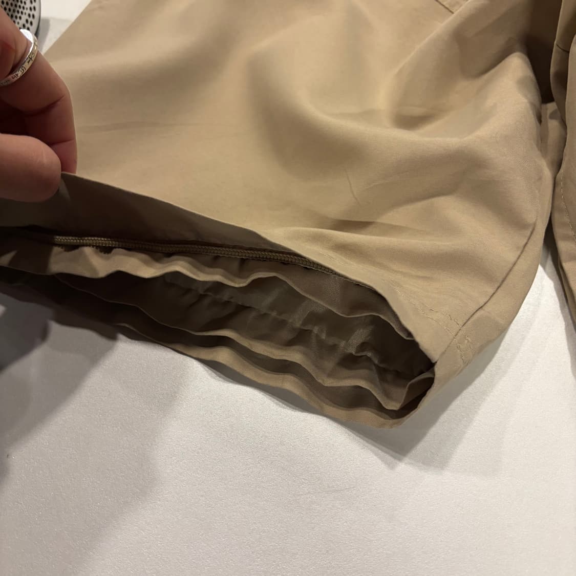 90s 나이키 반팔 바람막이 웜업 베이지 D513 상품이미지5