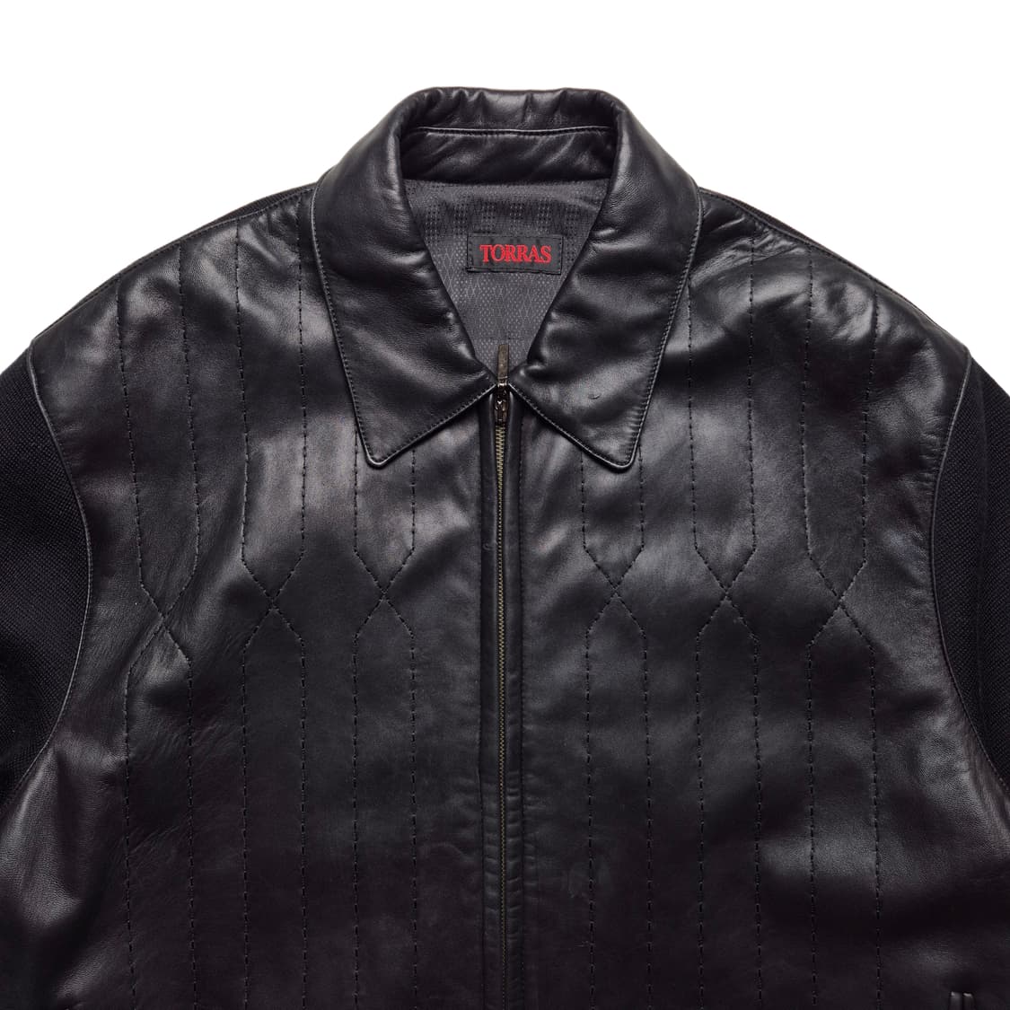 [L] 토라스 리얼레더 니티드 자켓 상품이미지3