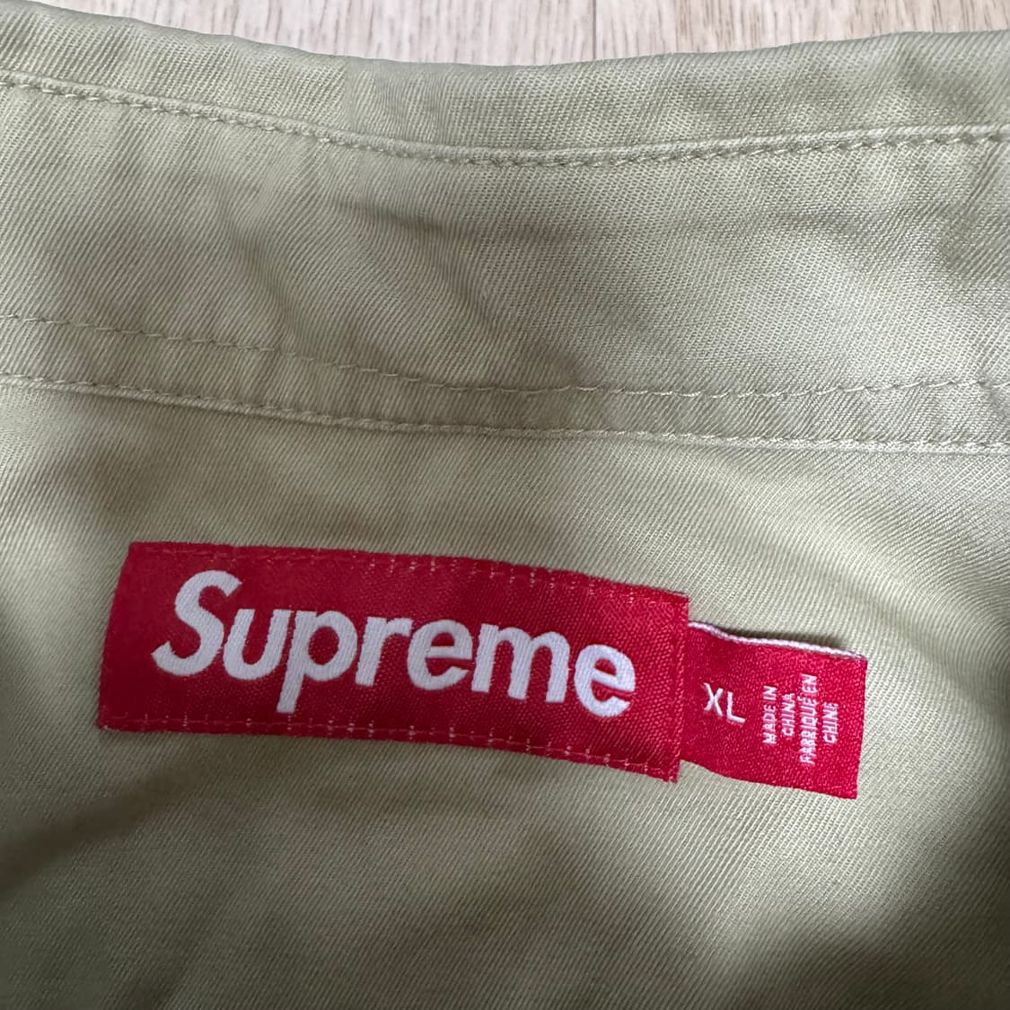 슈프림 스몰 박스 셔츠 베이지 XL 상품이미지3