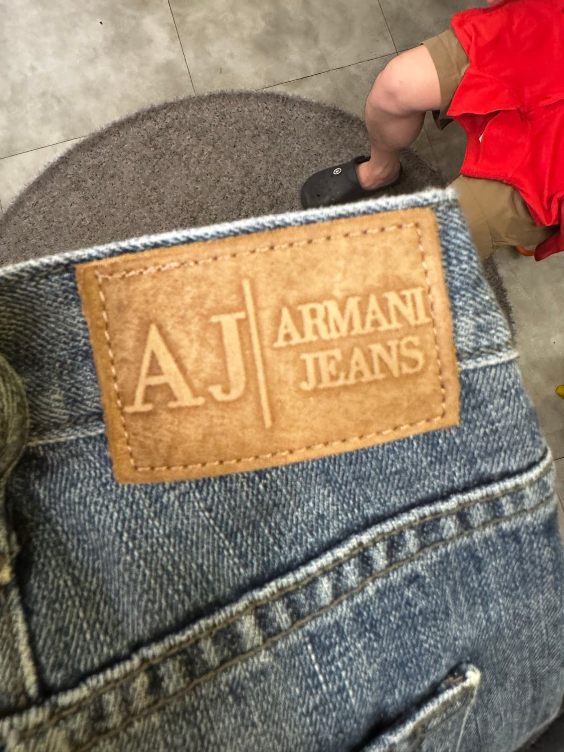 90s Armani Jeans denim pants 상품이미지5