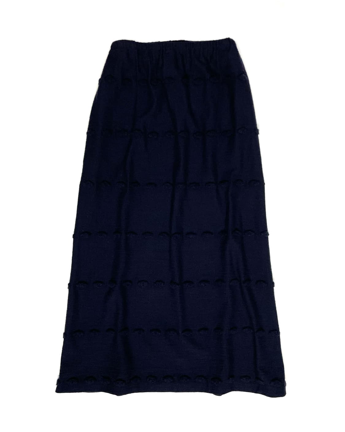 Issey Miyake 네이비 엠보 롱 스커트 set up 상품이미지1