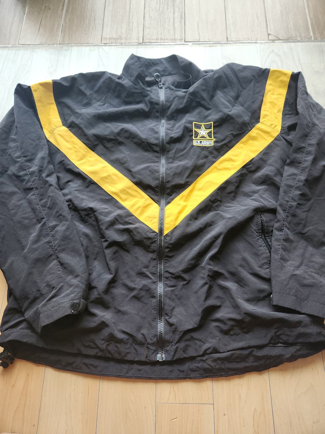 US Army 미군 APFU 트레이닝 바람막이 L~XL정도 상품이미지1