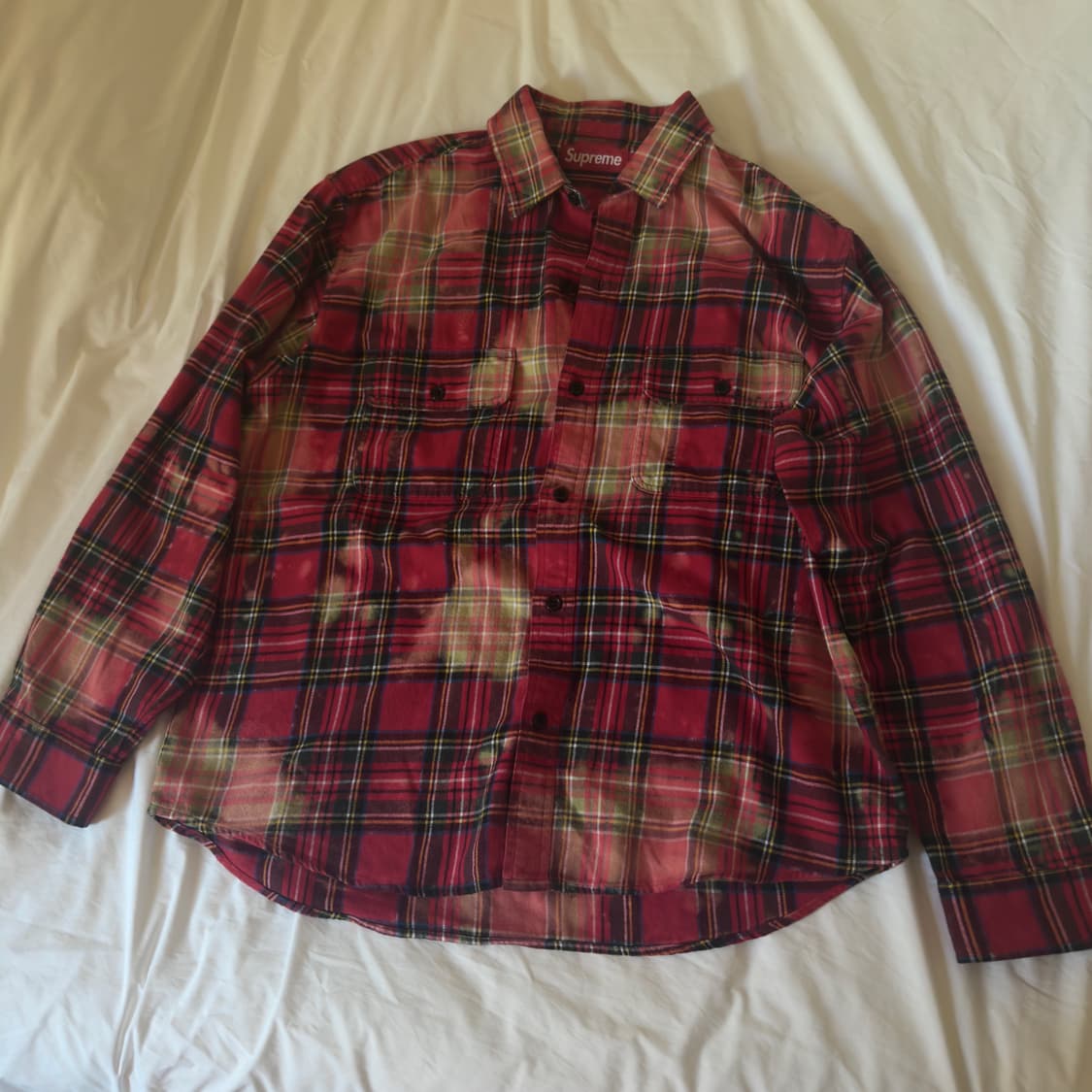 [M] 슈프림 더 엑소시스트 플란넬 셔츠 레드 - 25FW  상품이미지2