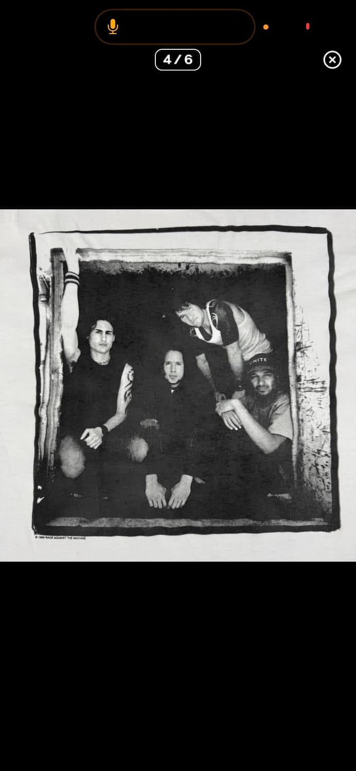 빈티지 90s RATM 레이지 어게인스트 더 머신 드 티셔츠 상품이미지4