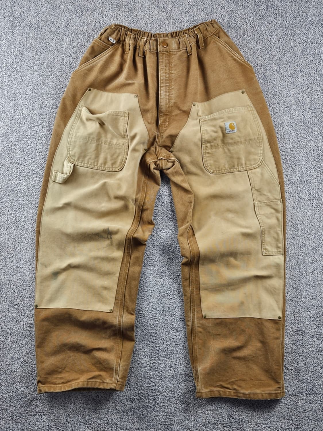 칼하트 밴딩 리워크 커스텀 더블니카펜터 워크 팬츠(46X30)/10851 상품이미지3