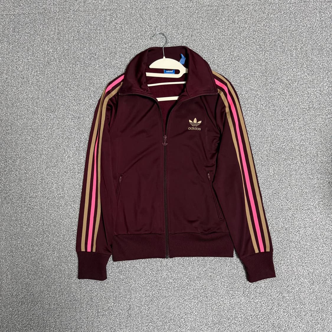 아디다스 파이어버드 백로고 져지 버건디 95 트랙탑 상품이미지1