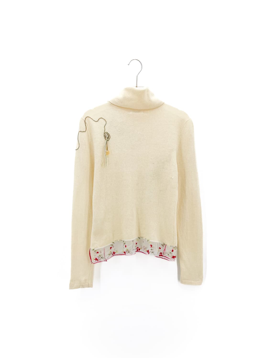 빈티지 자수 터틀넥 니트  상품이미지6