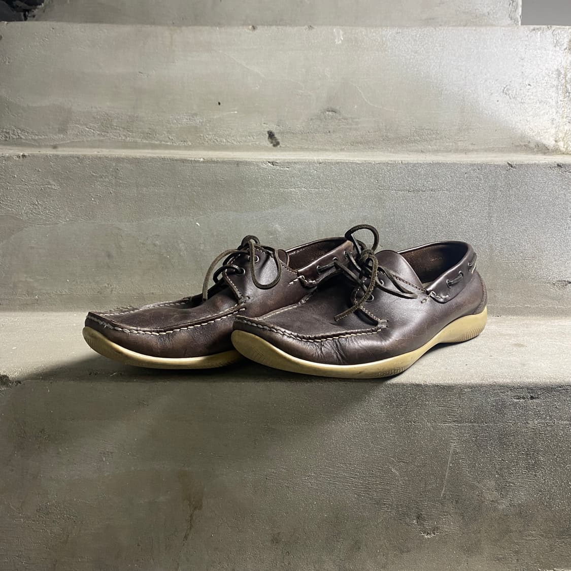 Prada Sports Linea Rossa Boat Shoes 상품이미지2
