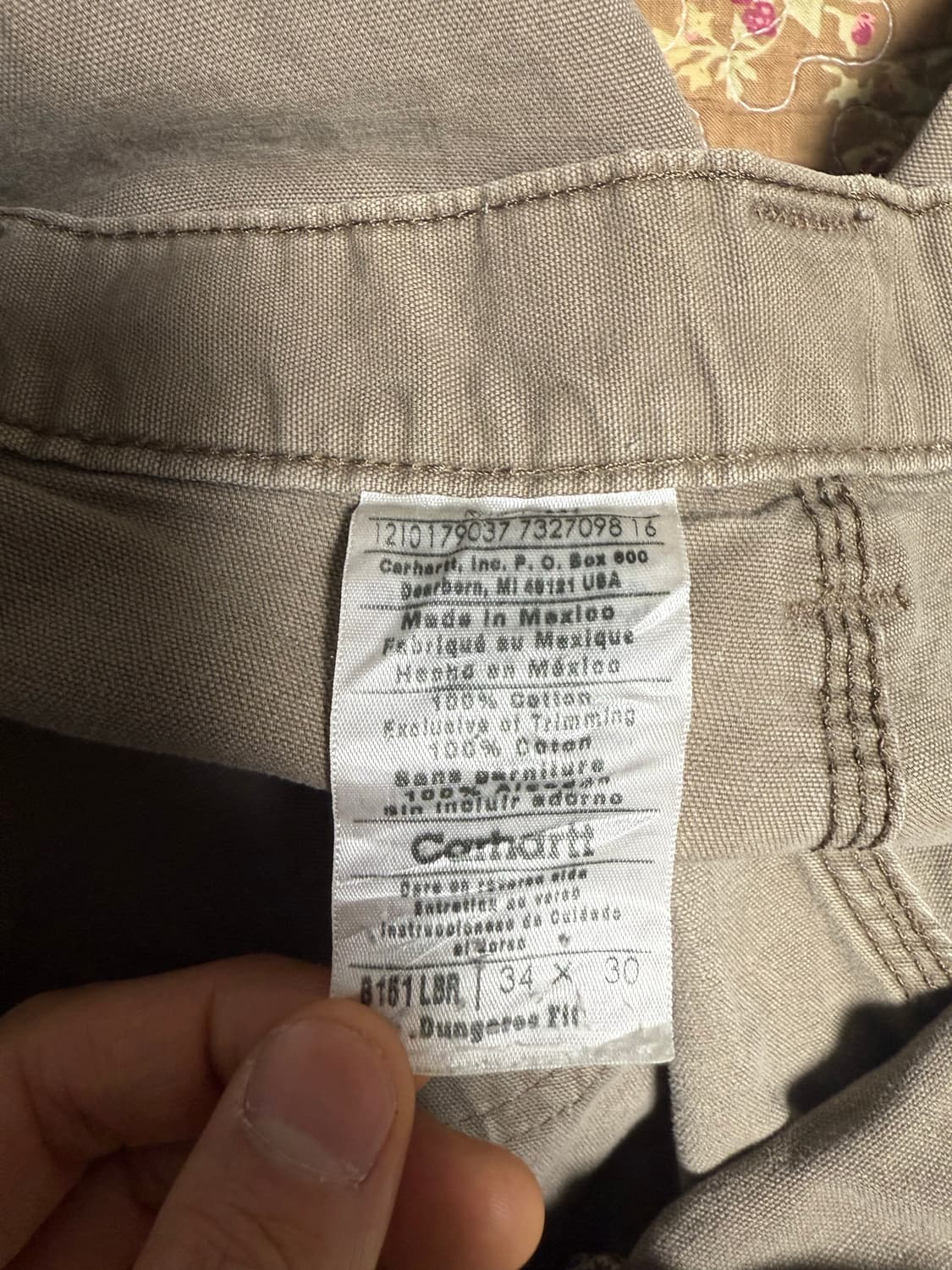 칼하트 빈티지 34x30 made in mexico  상품이미지4