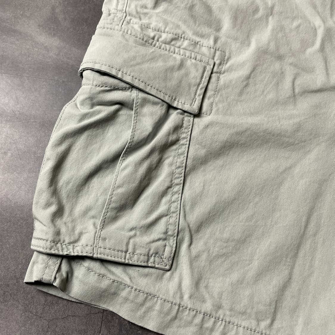 OLD NAVY 올드네이비 빈티지 라이트 카키 카고 하프팬츠 A00657 상품이미지4