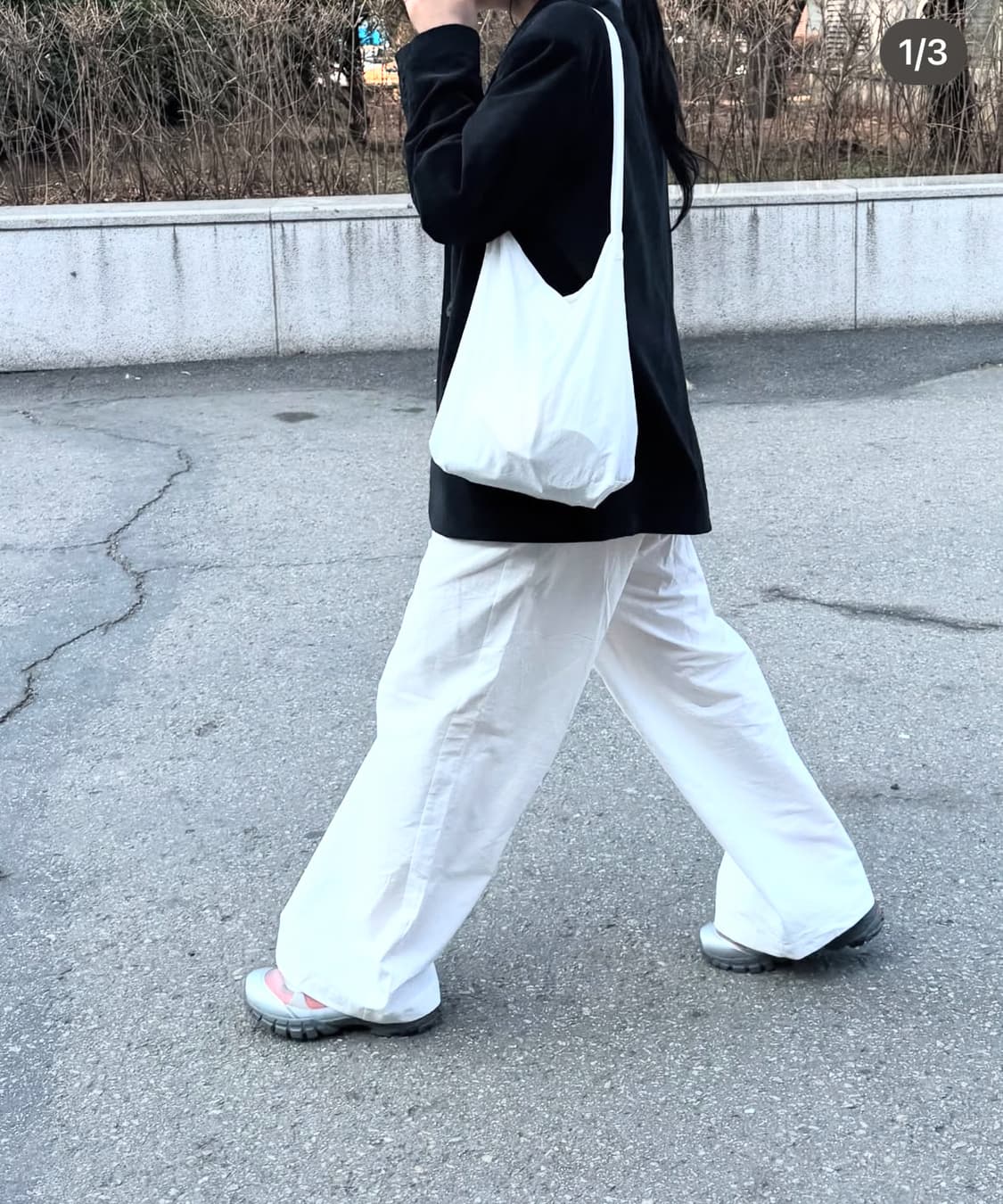 오브헤덴 화이트 린넨 팬츠 새 제품 상품이미지8