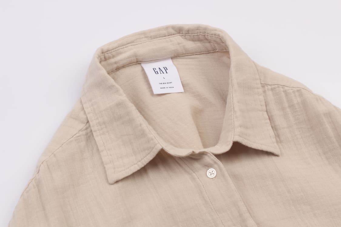 GAP Cotton Relaxed Shirt Made In India 상품이미지3
