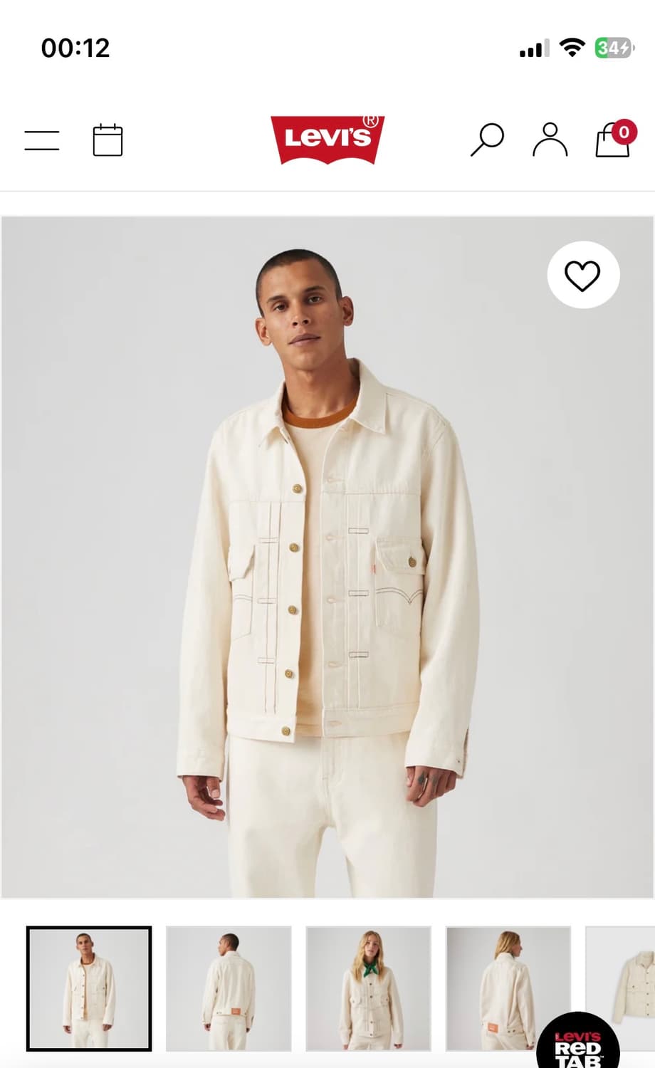 리바이스 X END. 타입 II 트러커 자켓 XL 상품이미지3