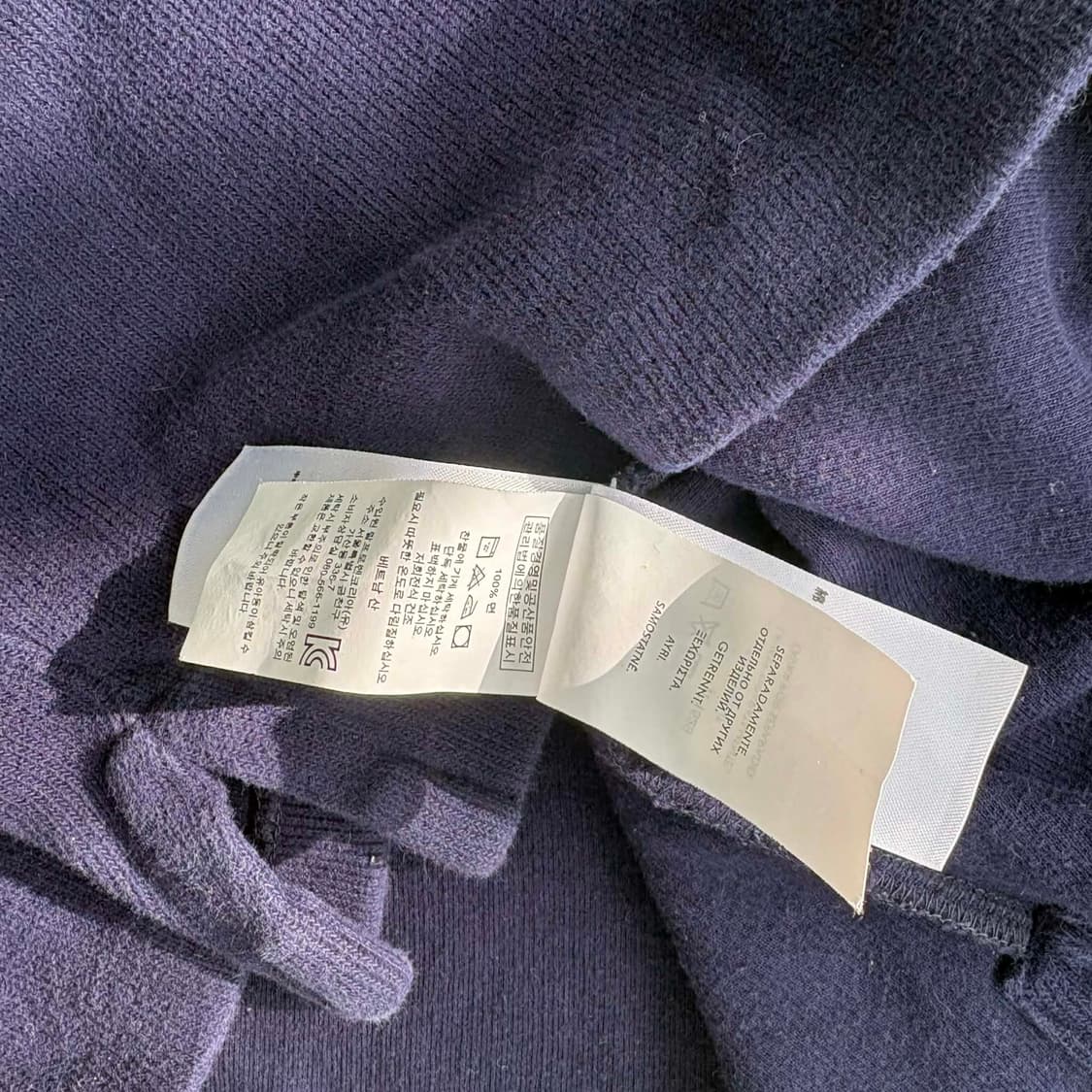 [M]폴로 랄프로렌 네이비 하프집업 니트 상품이미지4