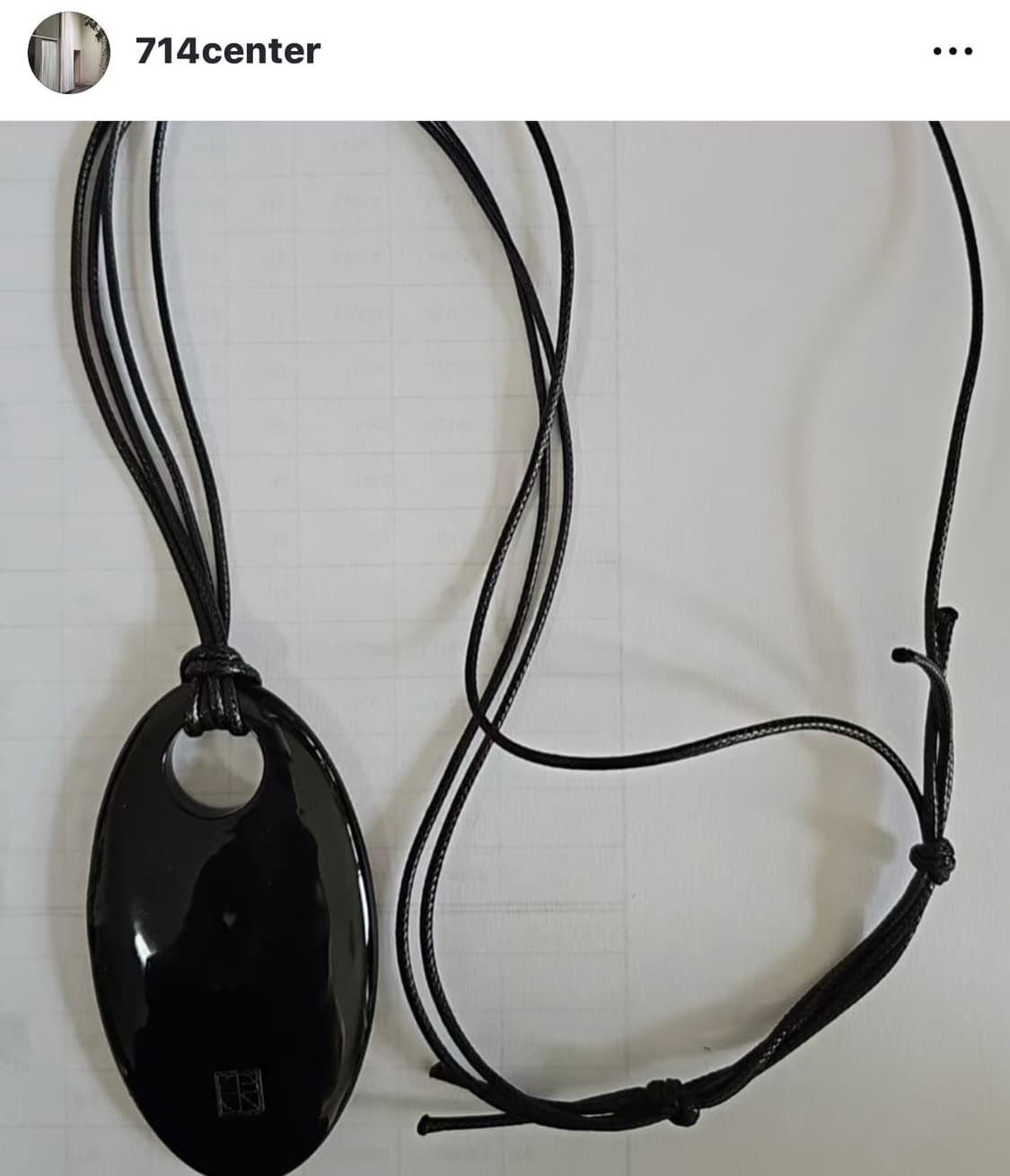 [714center/714센터]블랙 참 상품이미지1