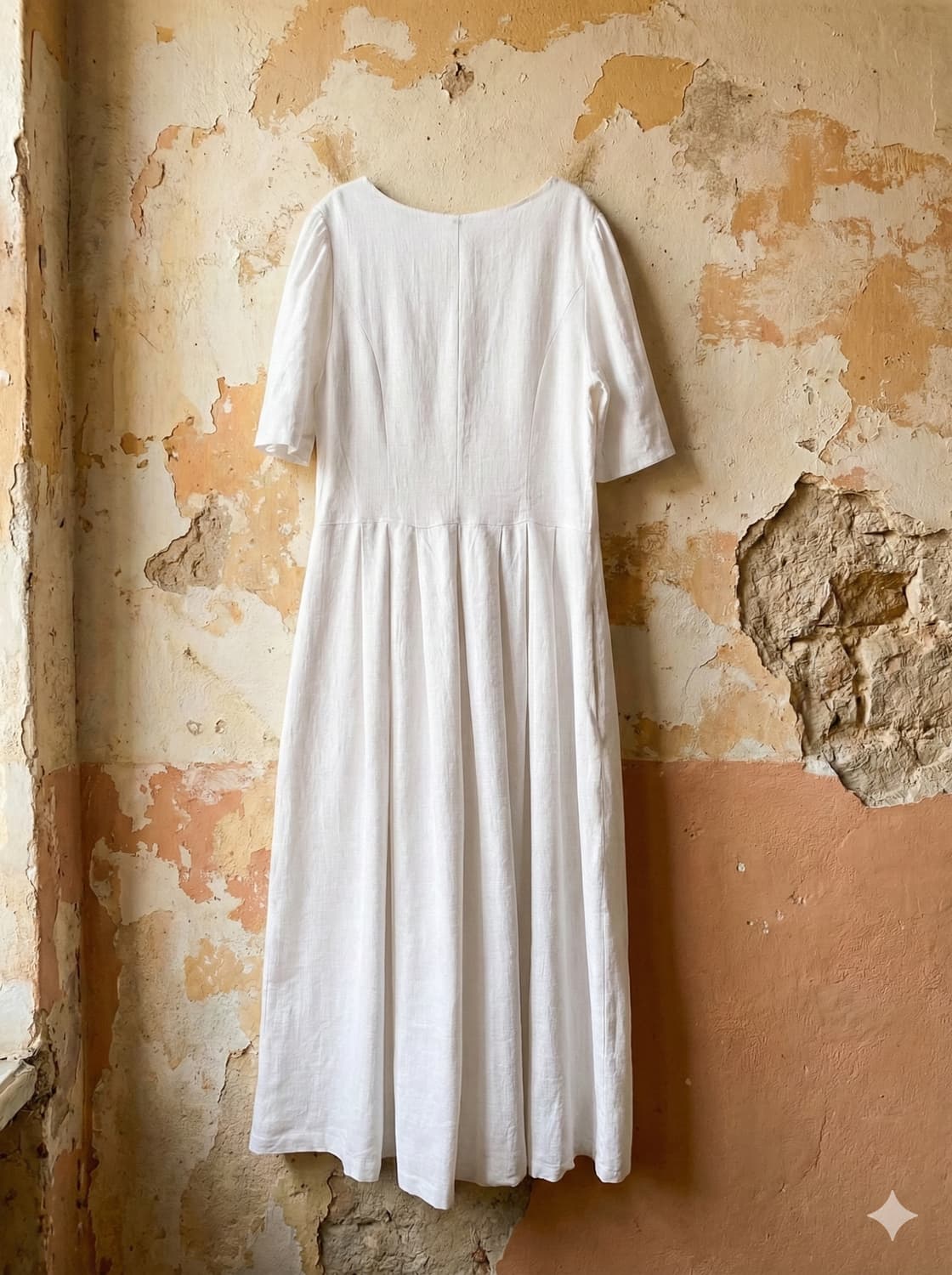 독일 Pure White Linen Dress  상품이미지3