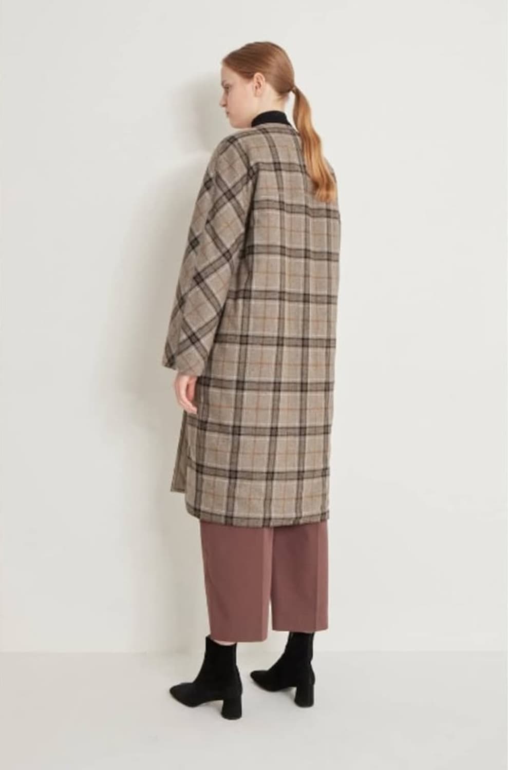 한섬 시스템 리버시블 패딩코트 82-94-160사이즈 상품이미지2