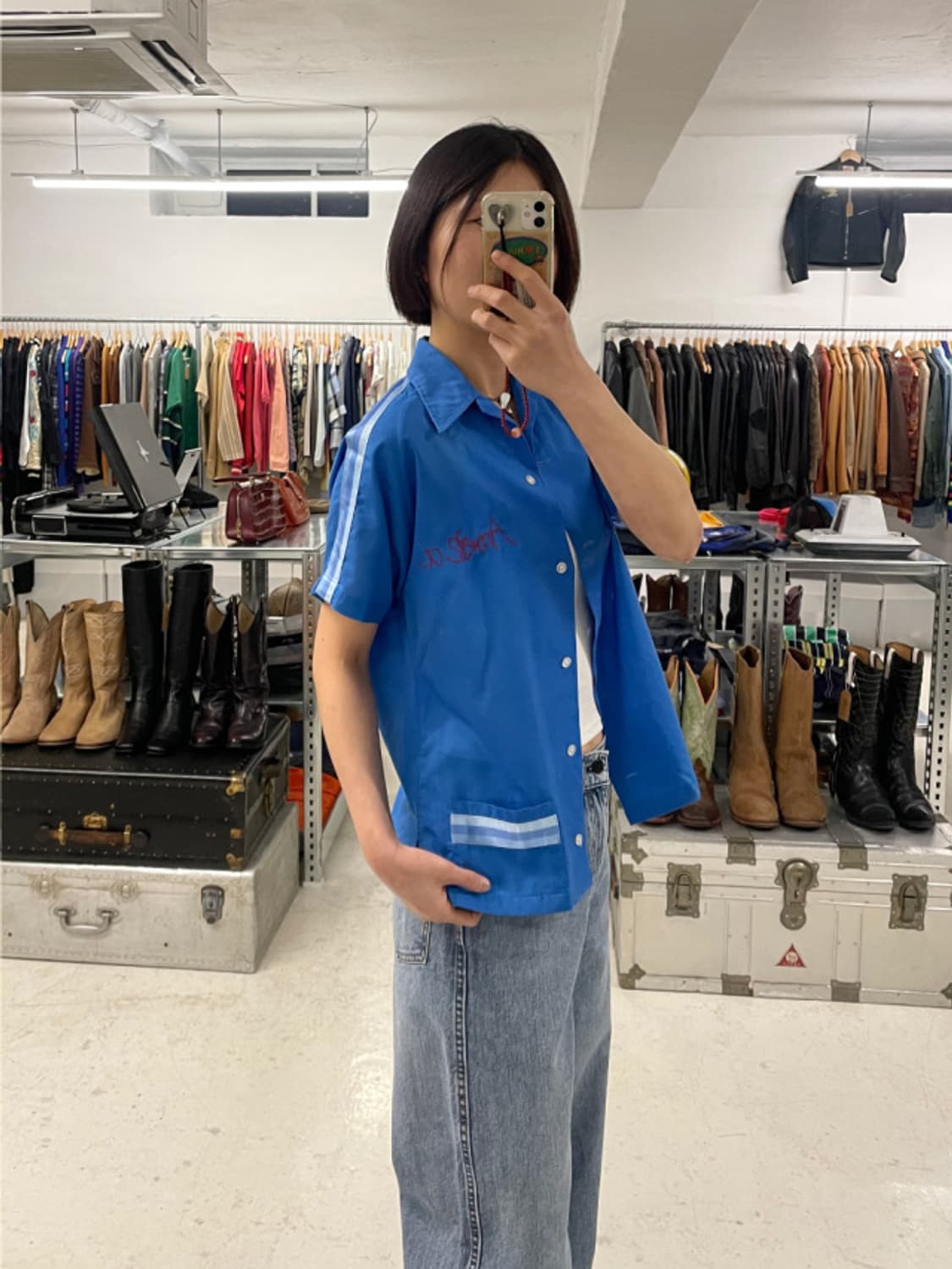 70's HILTON bowling shirts (usa) 상품이미지2