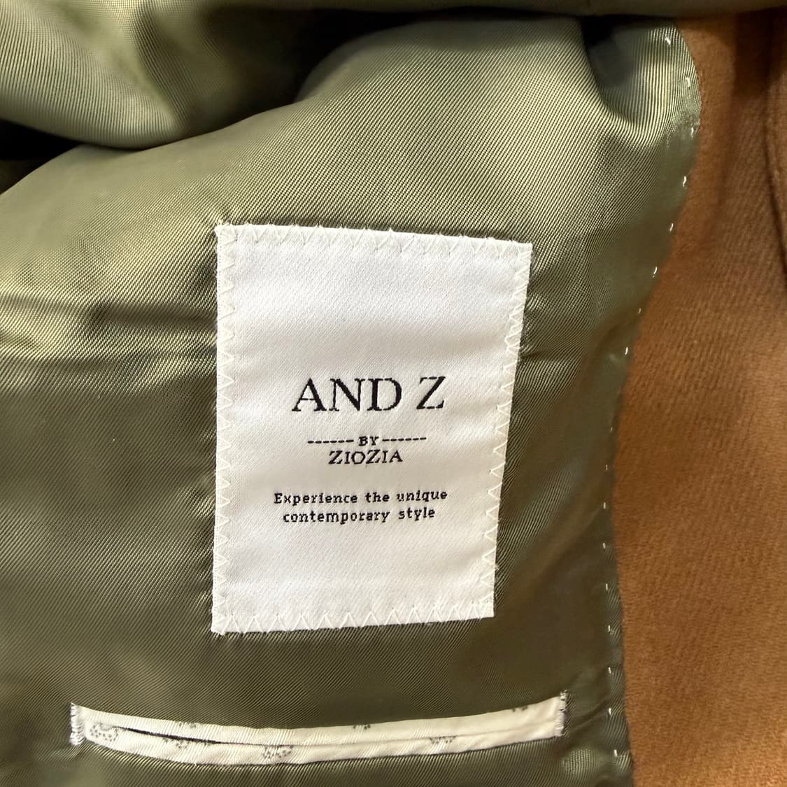 100 엔드지 브라운 울 블레이저 자켓 0210T 상품이미지3