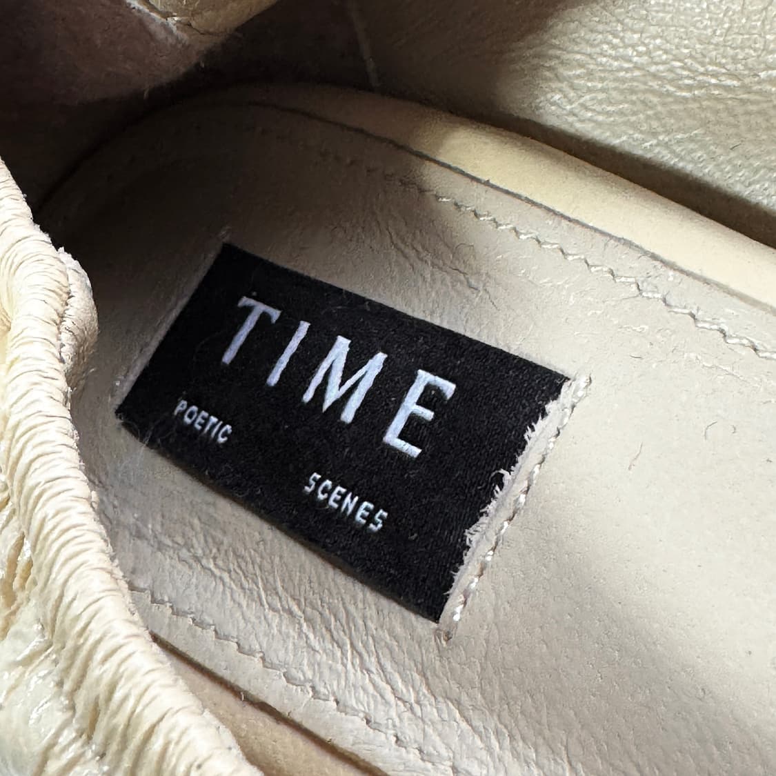 타임 TIME 골드 로고 체인 밴딩 로퍼 상품이미지3