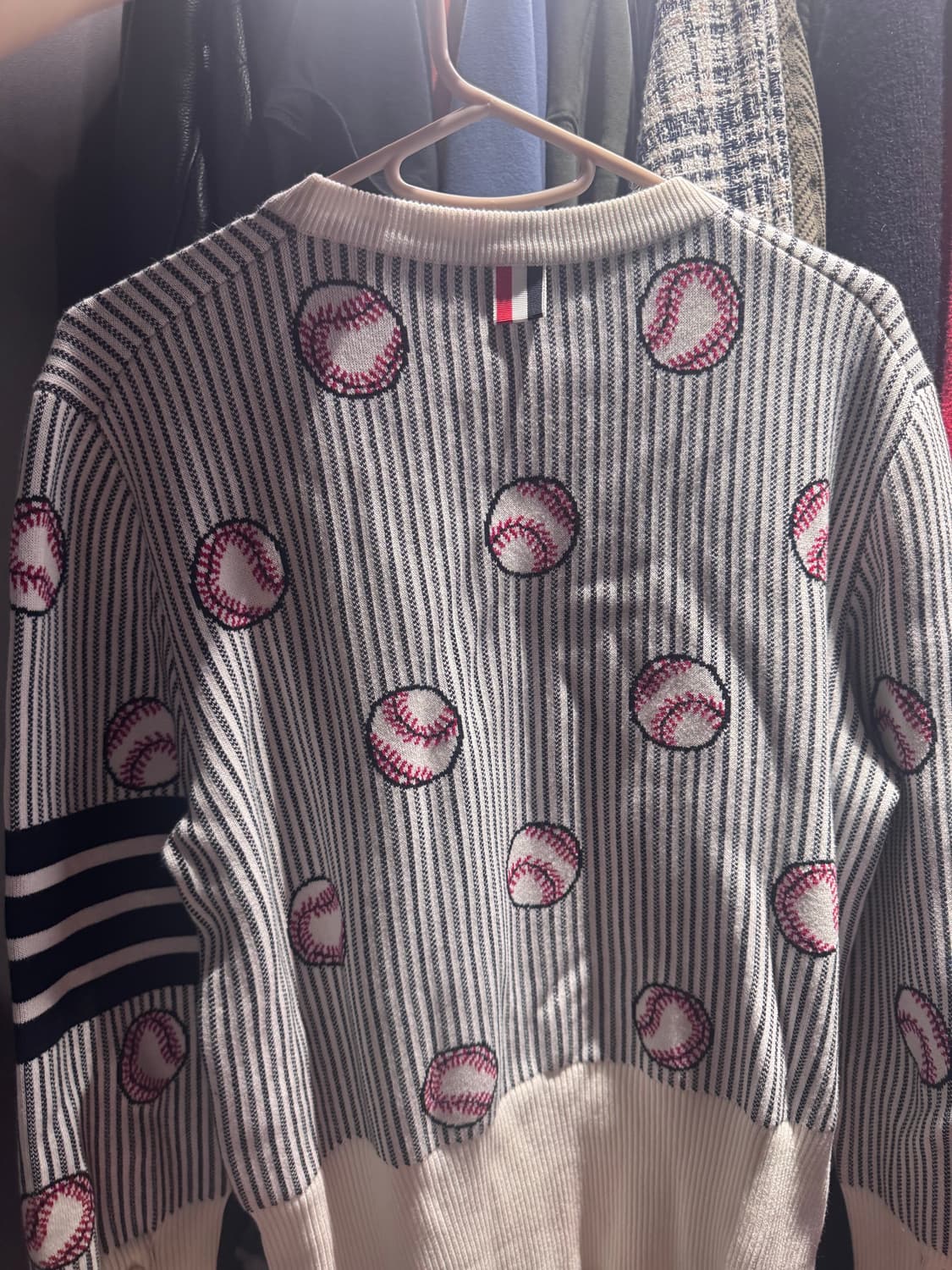 톰브라운 베이스볼 니트 상품이미지2