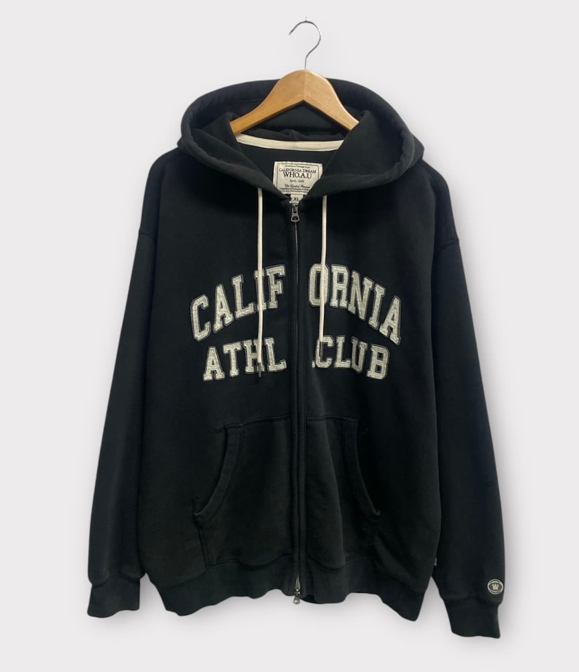 후아유 WHO.A.U 패치 후드집업 XL 상품이미지1