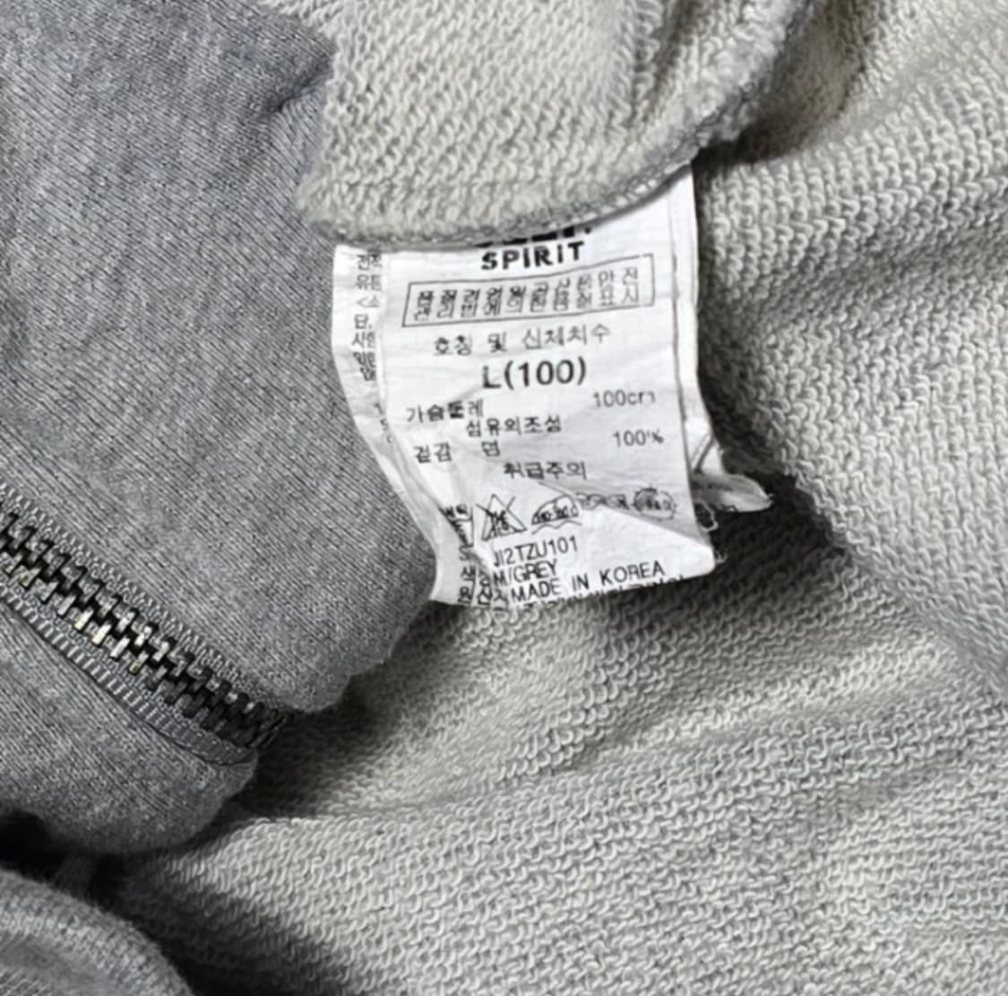 🩶지프 스피릿 자수 그레이 집업 자켓🩶 상품이미지3