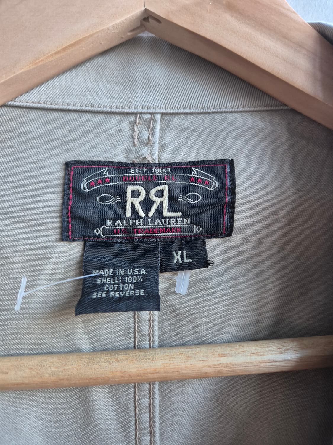 RRL 더블알엘 코튼 3B 헌팅 블레이저 자켓 USA Made 상품이미지2