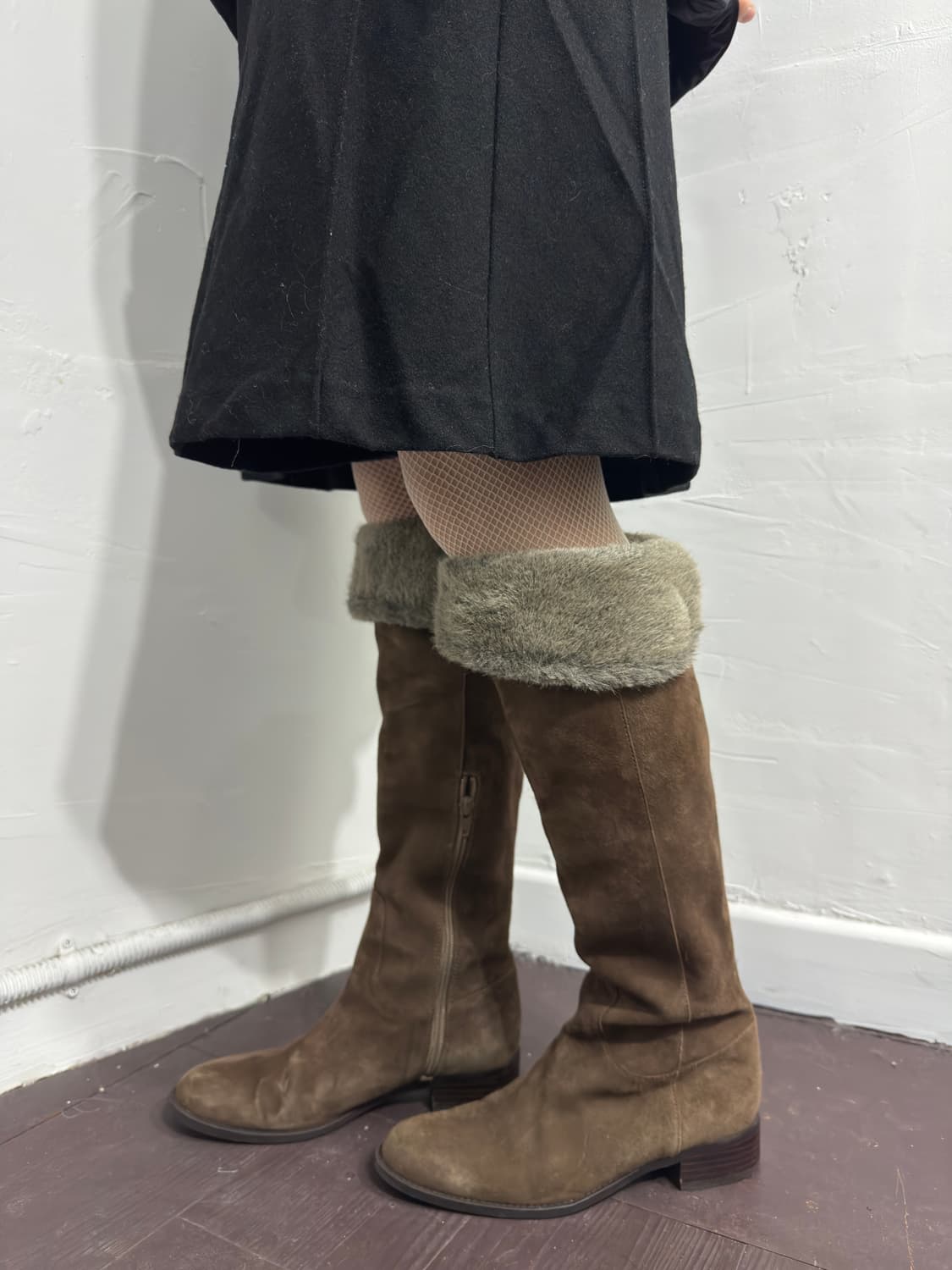 eizo suede long boots 상품이미지4