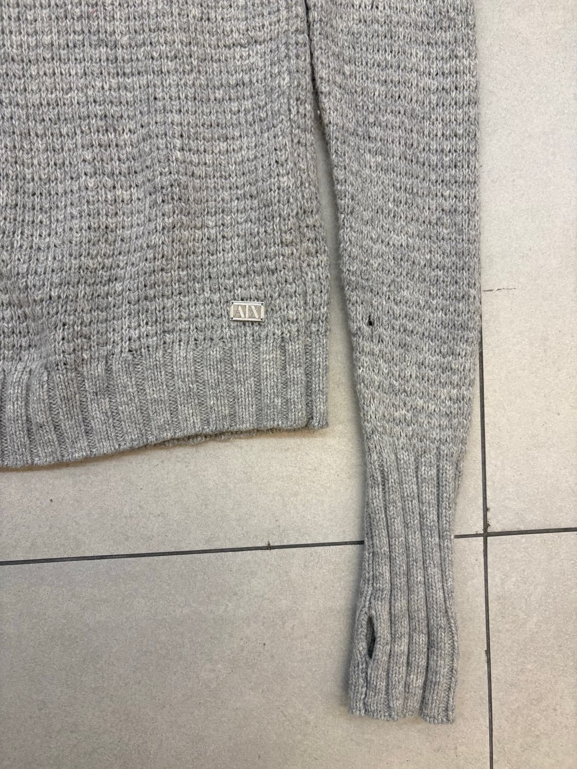 아르마니 익스체인지 하이넥 니트 롱슬리브 상품이미지6