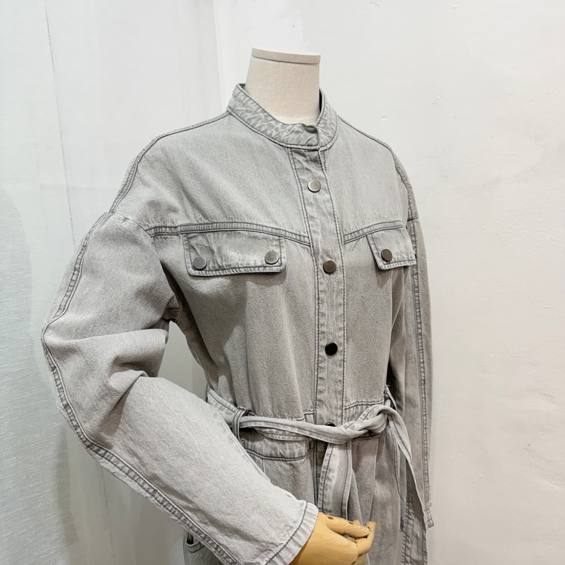 Vov 보브데님원피스 청원피스 버튼원피스 3057 상품이미지2