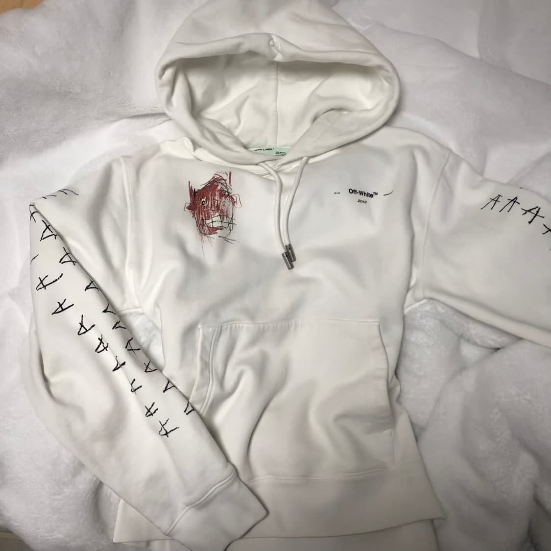 오프화이트 콜라보 한정판 후드티 상품이미지1