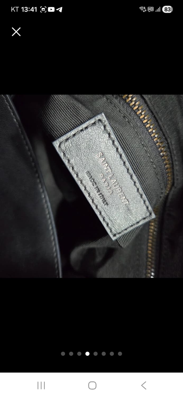 생로랑 니키 크로커다일 엠보싱 숄더 상품이미지5