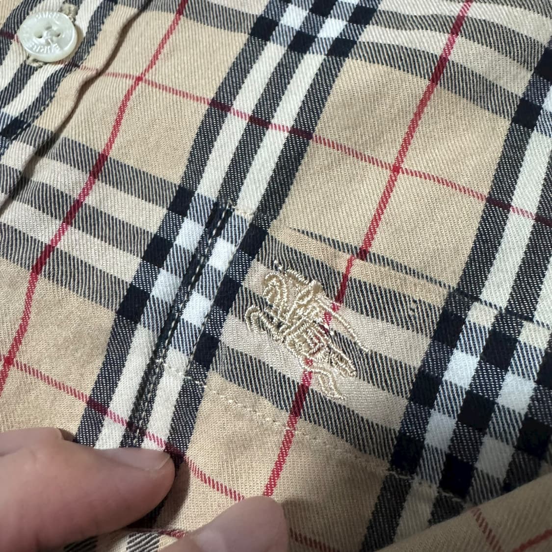 정품 버버리 노바체크 셔츠 상품이미지3