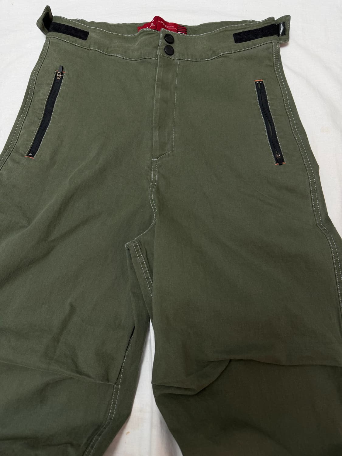 희귀) 오클리 X 피에트 스컬 와이드 팬츠 카키 올리브 상품이미지4