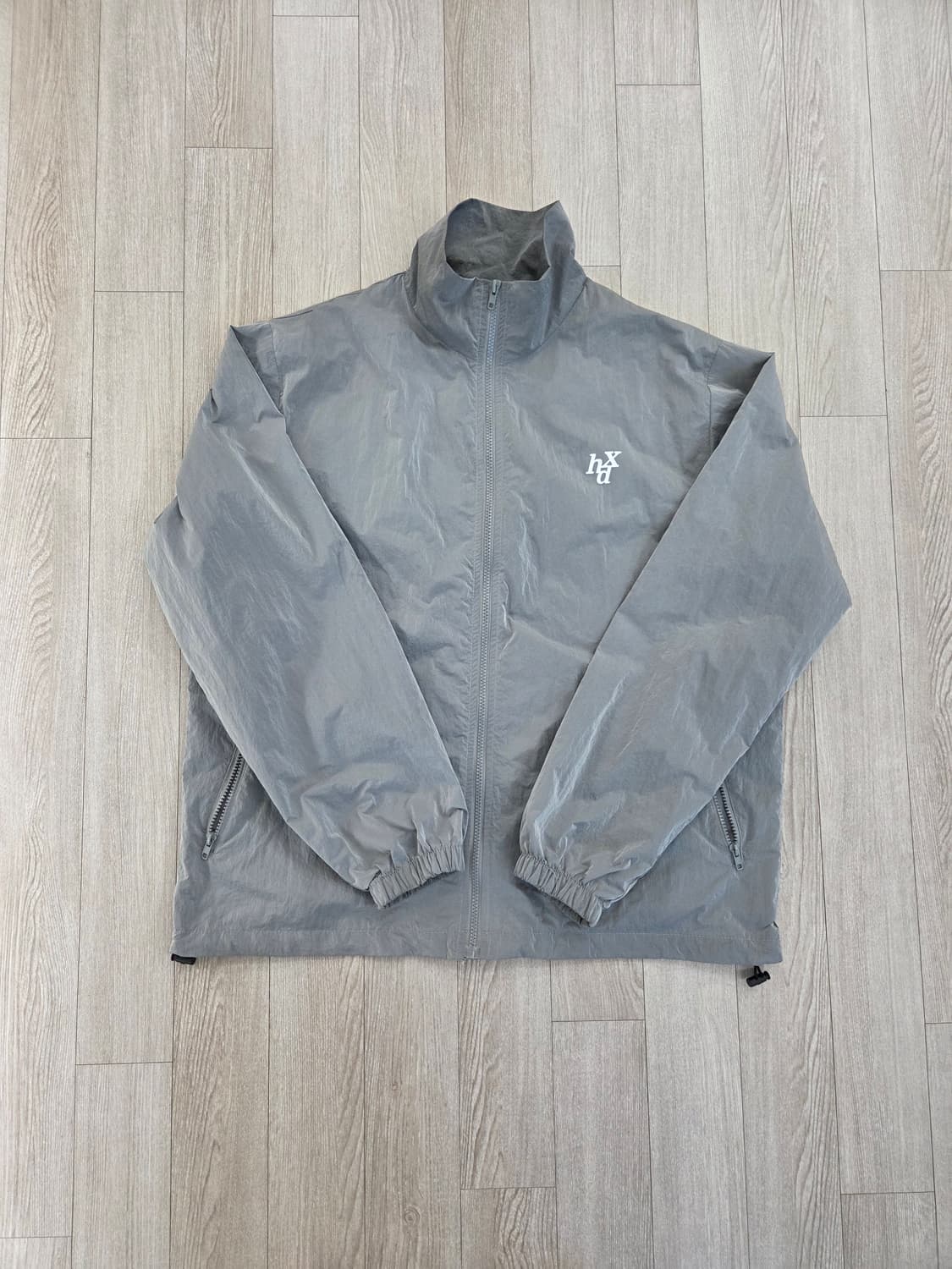 에이치덱스 hdex 하덱스 메탈 나일론 윈드브레이커 바람막이 그레이 L 상품이미지4