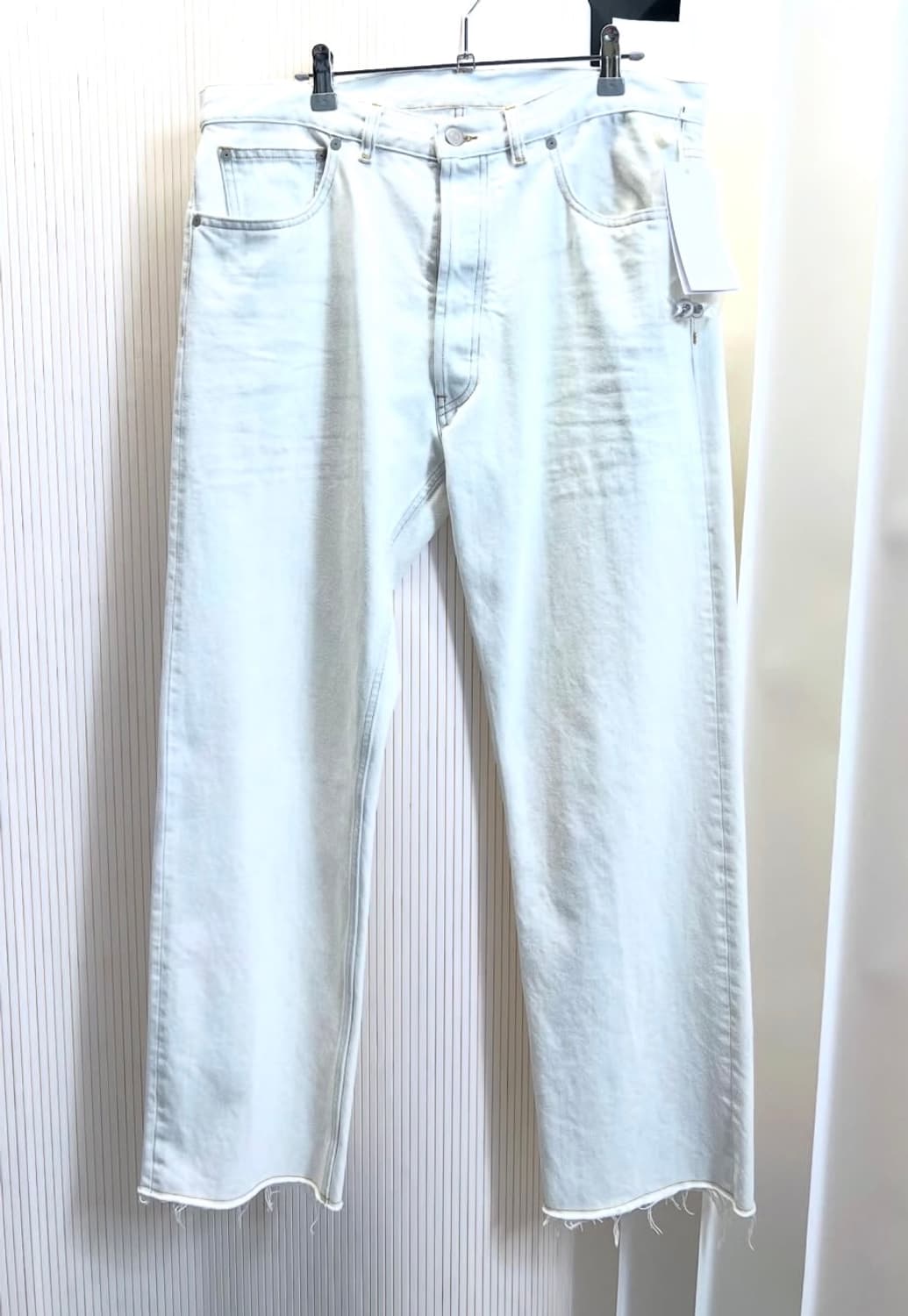 메종 마르지엘라 화이트 데님 33 새상품 상품이미지1