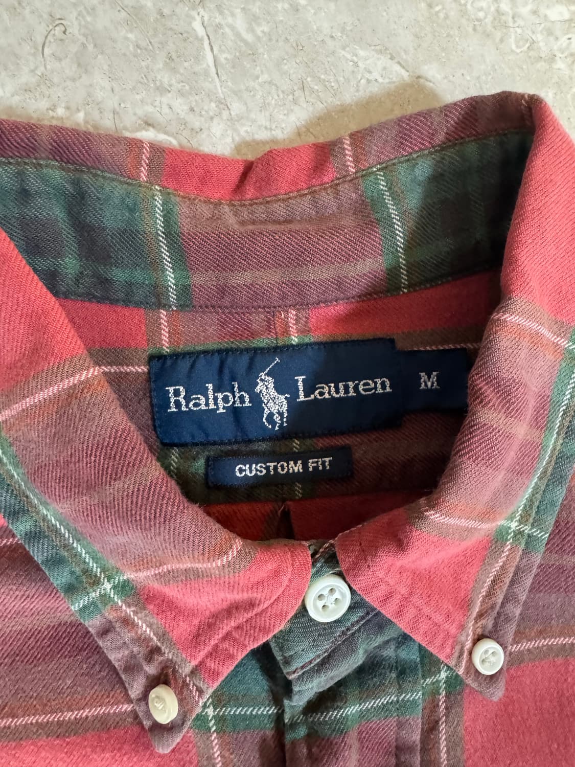 폴로 랄프로렌 플란넬 체크셔츠 상품이미지4