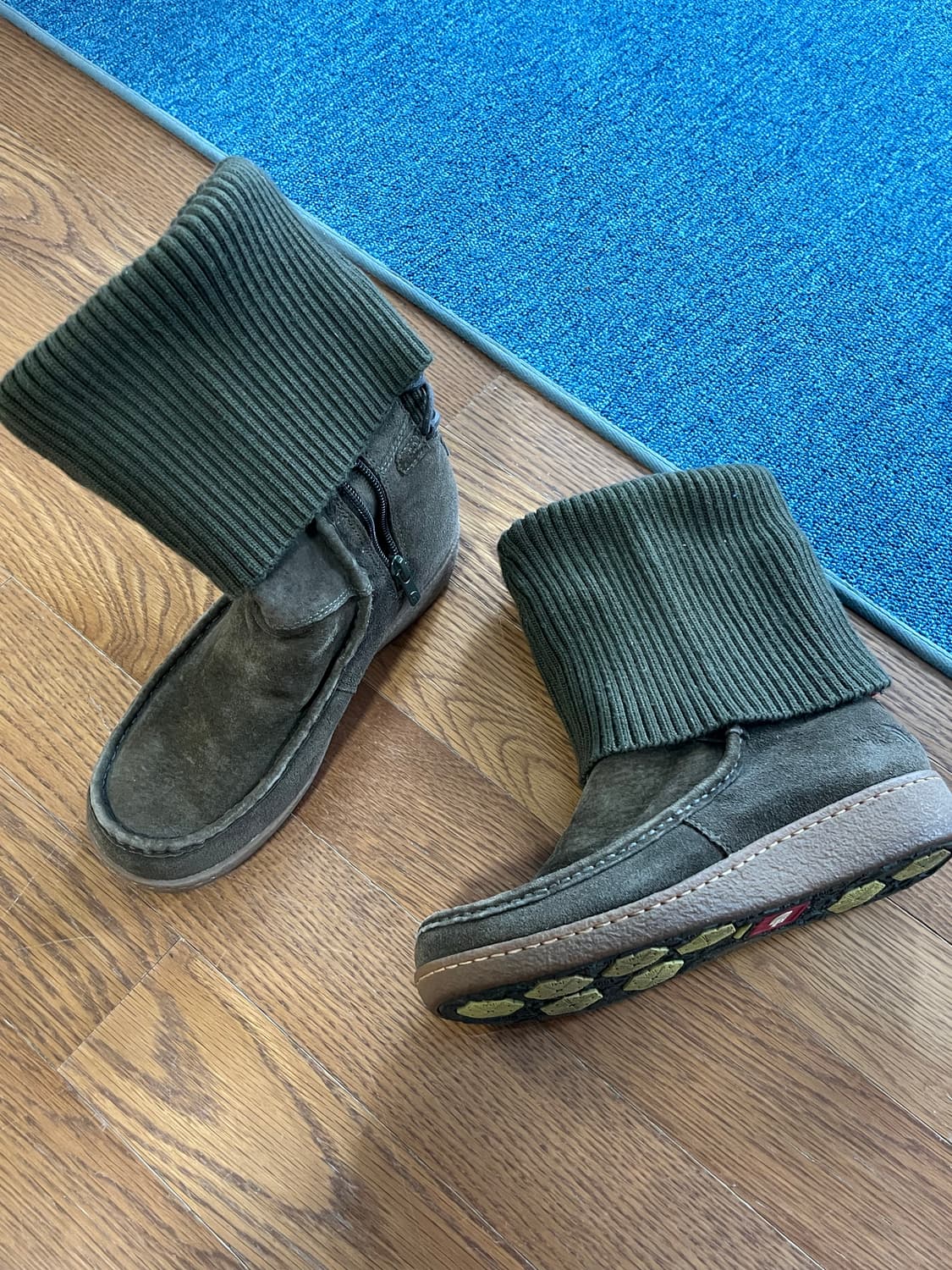 노스페이스 스웨이드 부츠 니트부츠 상품이미지1