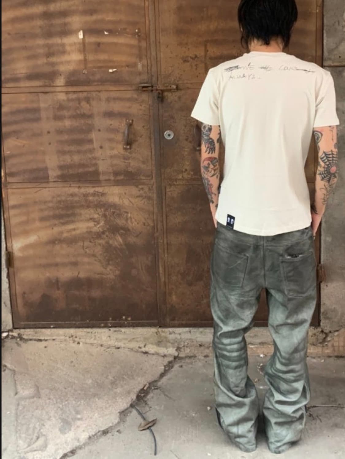 비엑세스 no E mosen 부츠컷 데님 상품이미지2