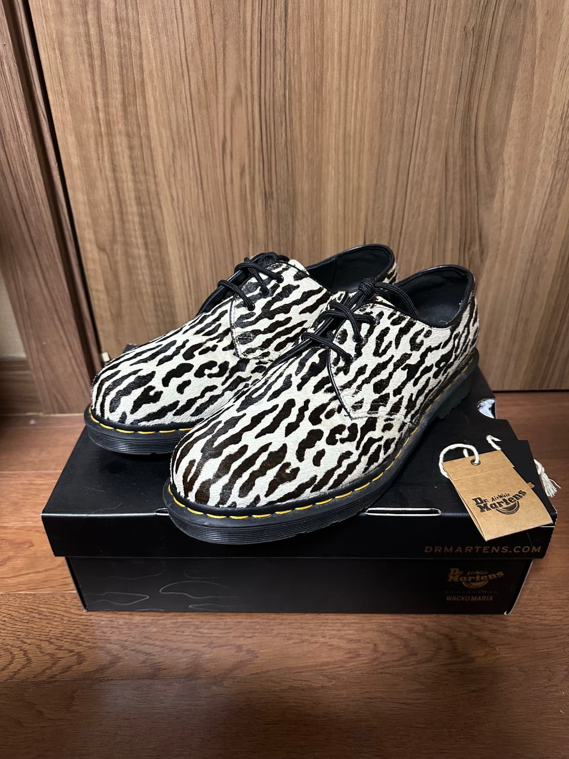 [280] 닥터마틴 와코마리아 1461 타이거 카모 헤어 상품이미지2