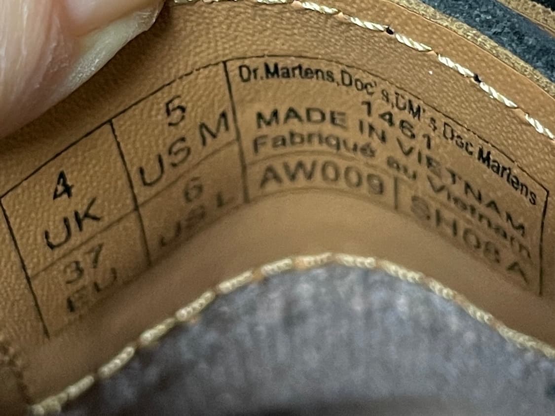 닥터마틴 1461 스무스 (3홀) 230 사이즈 uk4 상품이미지6