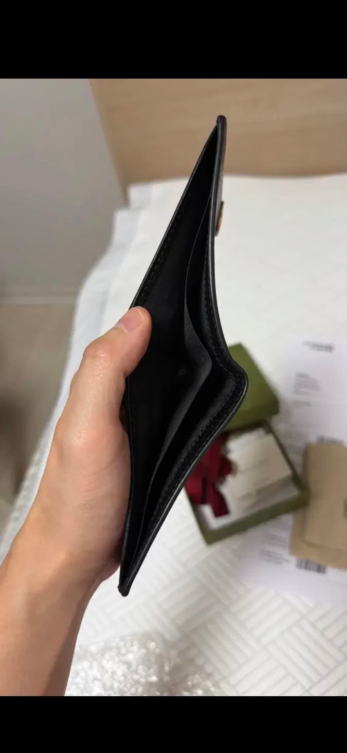 (정품)구찌 GG 마몬트 반지갑 블랙 상품이미지2