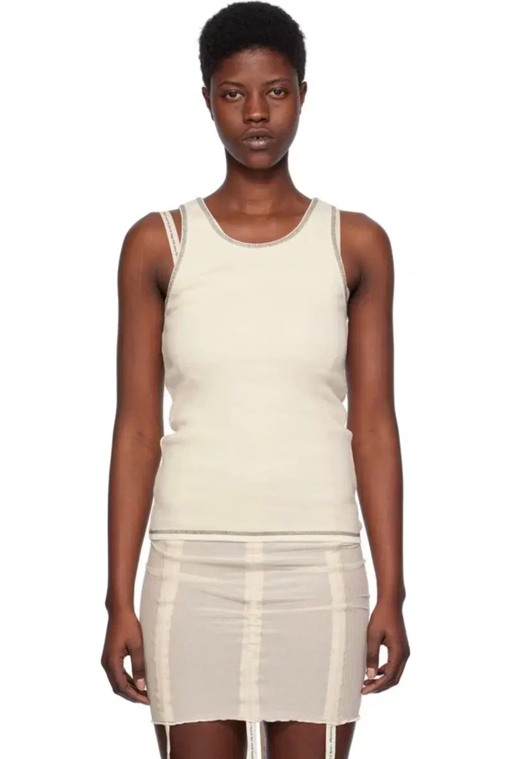 베이스레인지 가블 탱크 탑 Off-White Garble Tank Top 상품이미지2