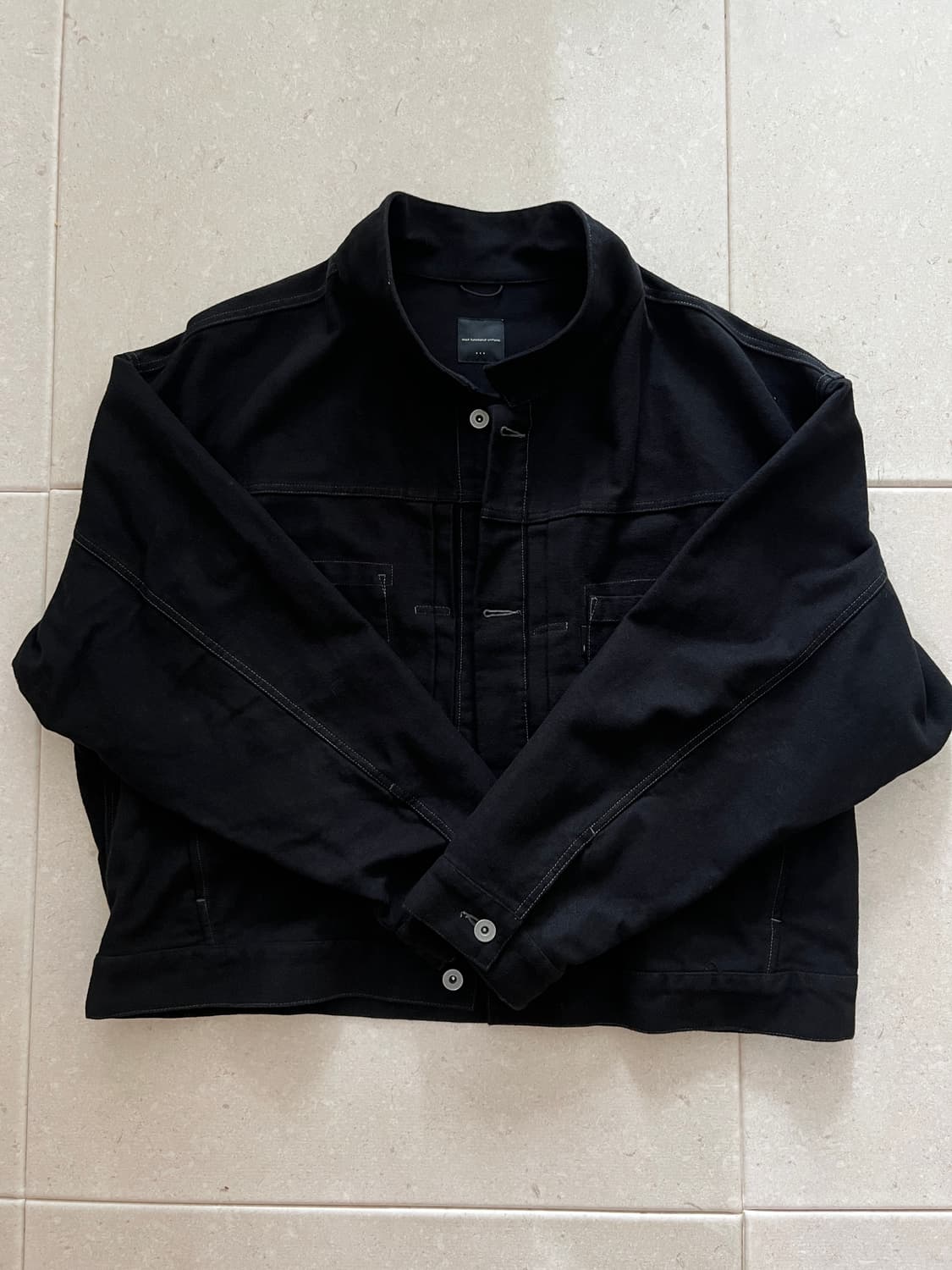 모이프(MOIF) 트러커 자켓 블랙 003 사이즈 상품이미지2