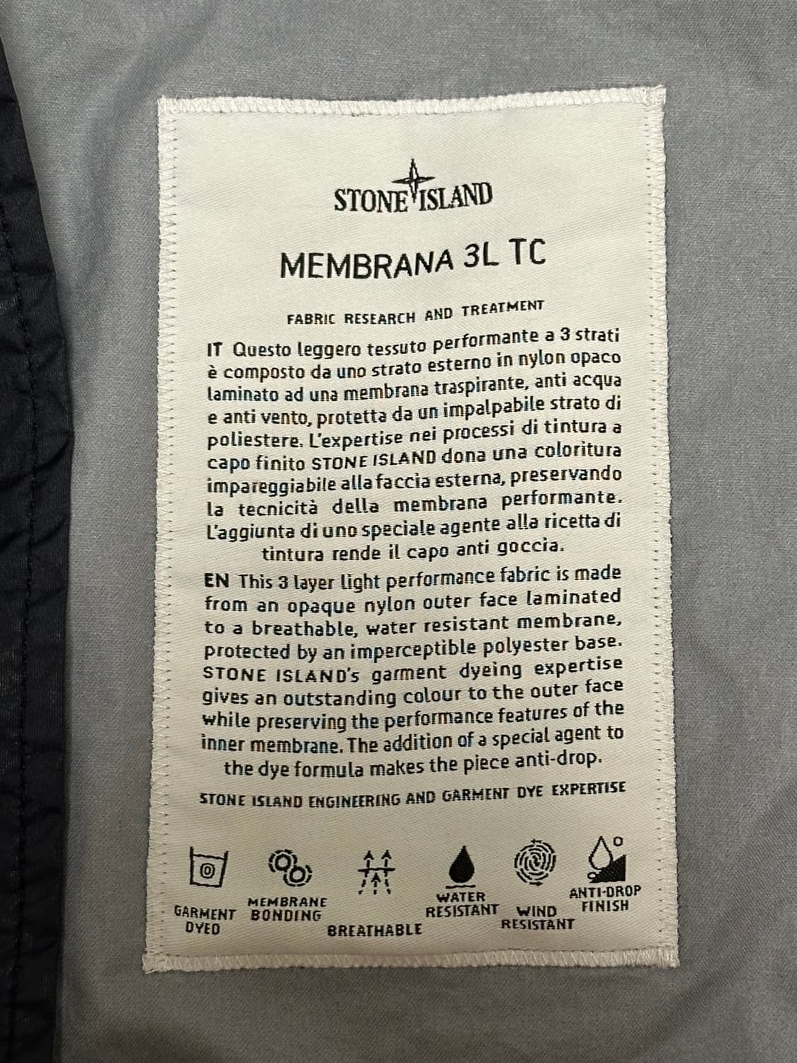 스톤아일랜드 멤브라나 자켓 22ss XL(105-110) 상품이미지2