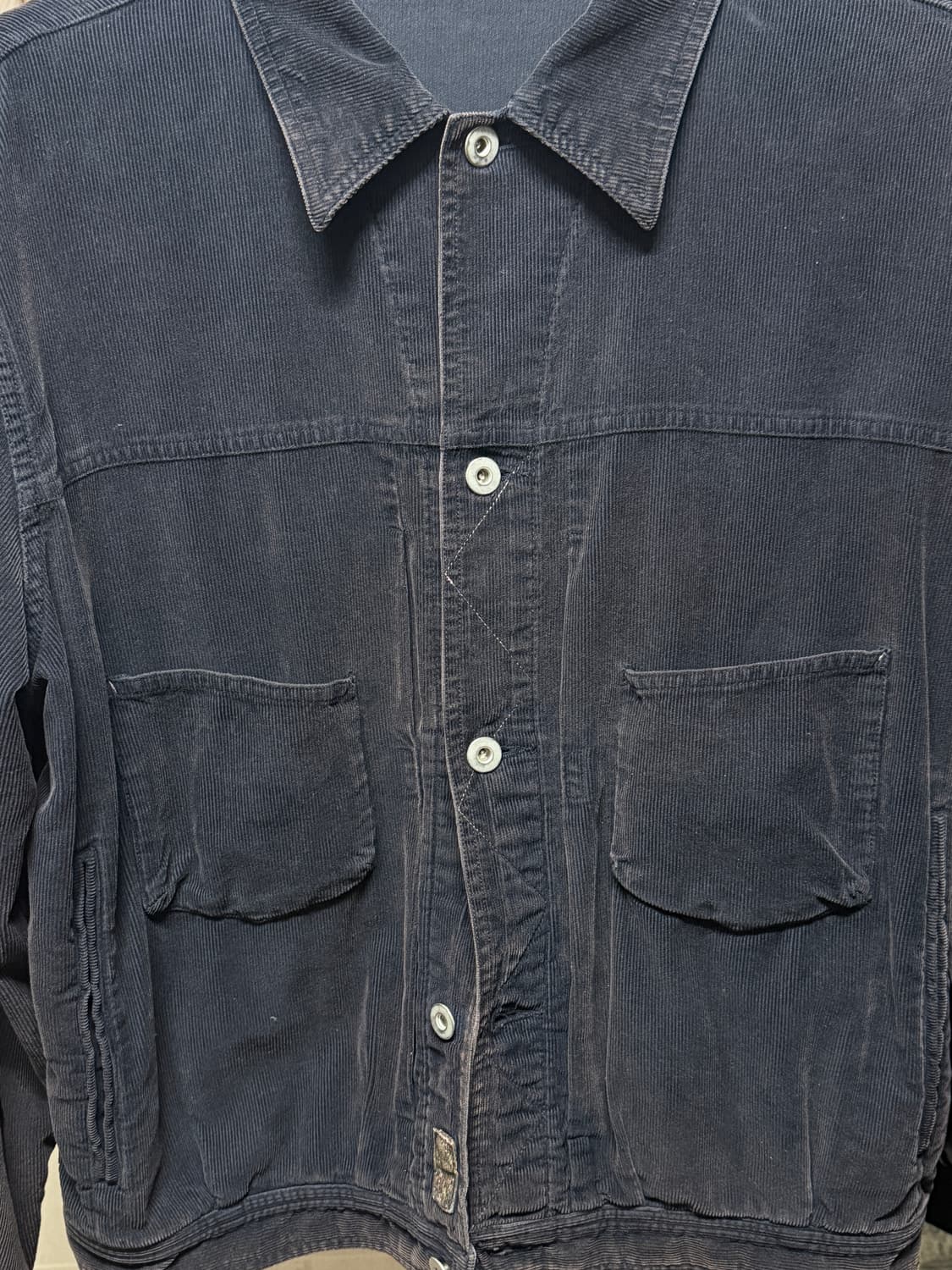 [2]폴리테루 페이즐리 트러커 다크퍼플네이비 닼퍼네 상품이미지2