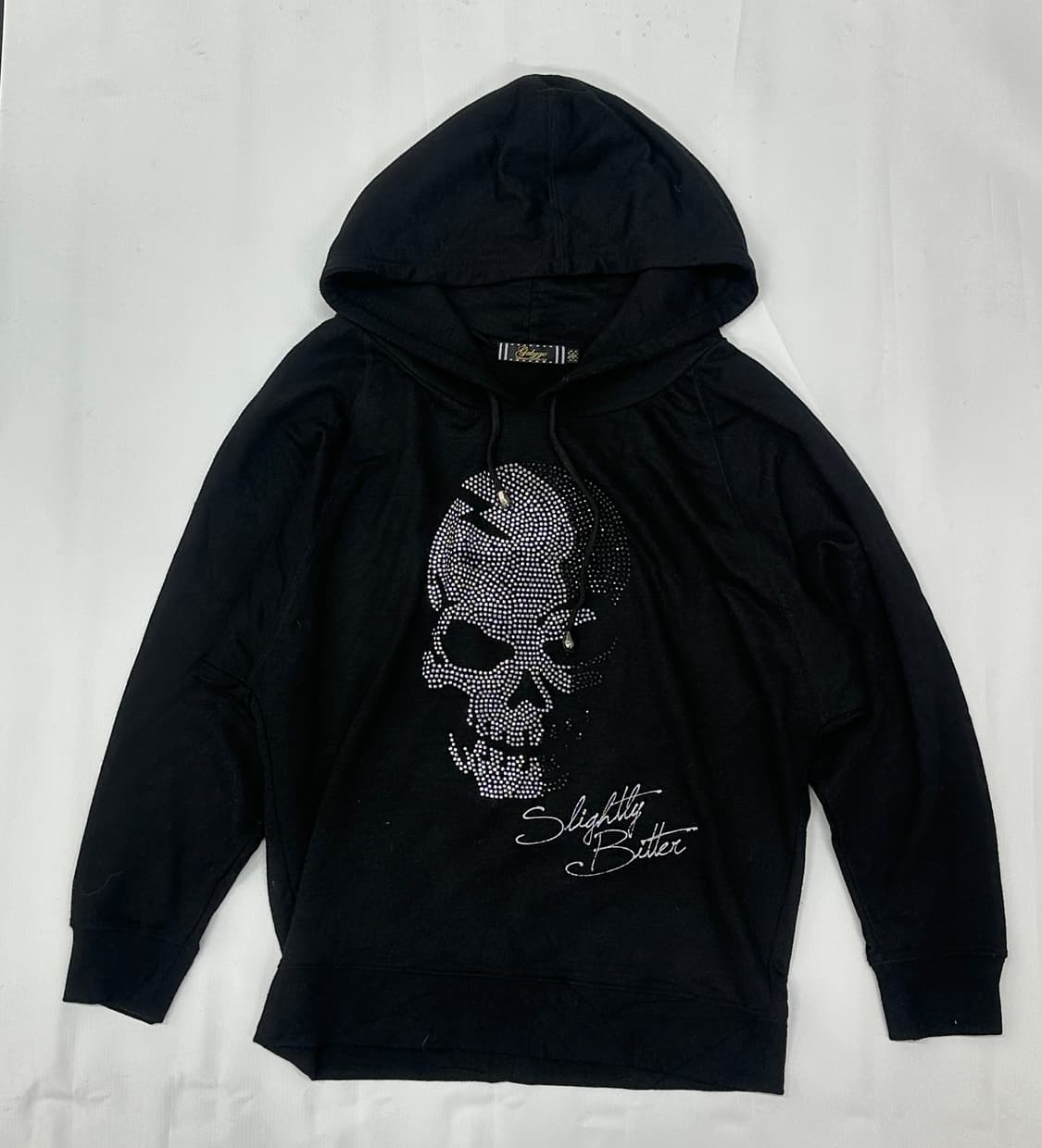 🖤💀나나깔 해골 펑크 후드티 코디💀🖤 블랙 보헤미안 스컬 밴드 상품이미지4