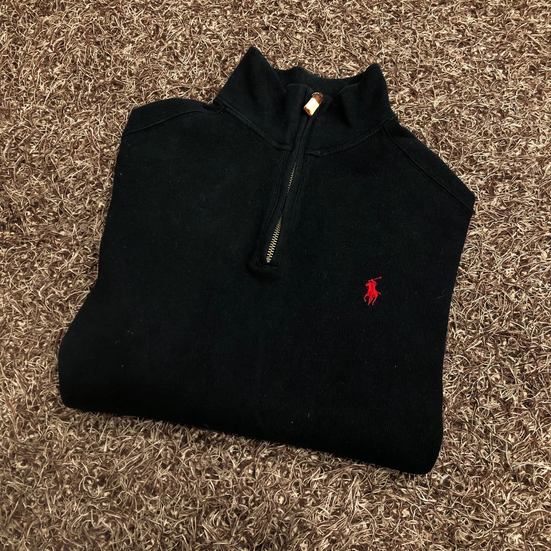 폴로 랄프로렌 하프집업 코튼 니트 상품이미지1